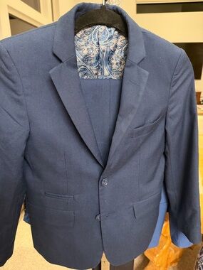 Isaac Mizrahi Navy Blue boy suit